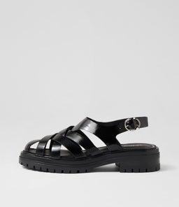 ABEES MO BLACK SHINE LEATHER