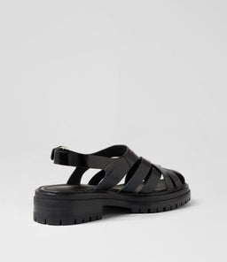 ABEES MO BLACK SHINE LEATHER
