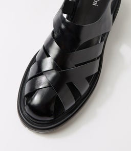 ABEES MO BLACK SHINE LEATHER