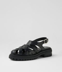 ABEES MO BLACK LEATHER