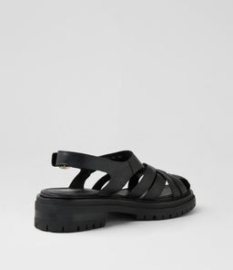 ABEES MO BLACK LEATHER