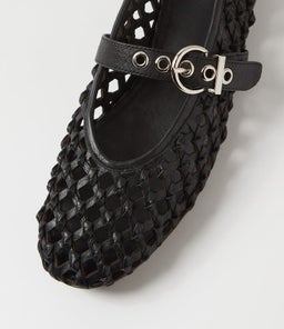 BLESSIE MO BLACK LEATHER