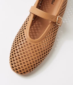ELONY MO LT TAN LEATHER