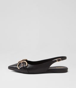 FLERE MO BLACK LEATHER