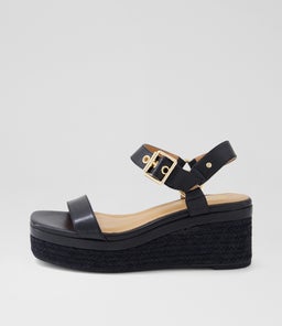 GIAN MO BLACK LEATHER ROPE