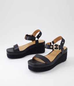 GIAN MO BLACK LEATHER ROPE