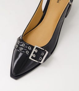 GLINT MO BLACK PATENT LEATHER