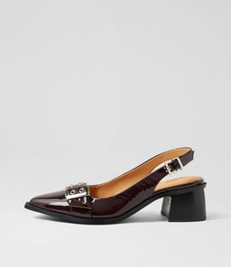 GLINT MO BURGUNDY PATENT LEATHER