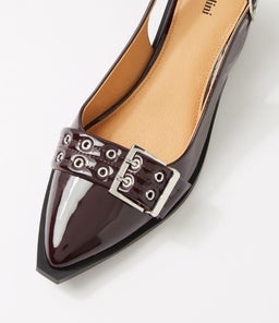 GLINT MO BURGUNDY PATENT LEATHER