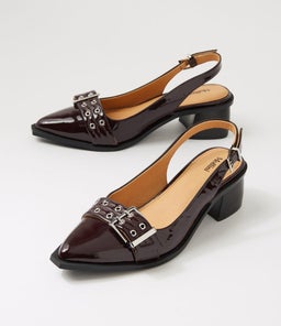 GLINT MO BURGUNDY PATENT LEATHER