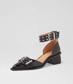 GLAZI MO BLACK PATENT LEATHER