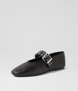 HEARTS MO BLACK LEATHER