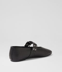 HEARTS MO BLACK LEATHER