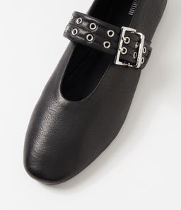 HEARTS MO BLACK LEATHER
