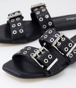 LUSTA MO BLACK LEATHER