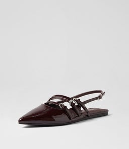 MOENA MO BURGUNDY PATENT LEATHER