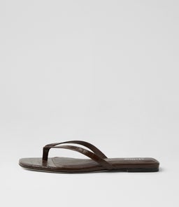 REILLE MO CHOC CROC LEATHER
