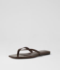 REILLE MO CHOC CROC LEATHER