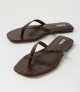 REILLE MO CHOC CROC LEATHER