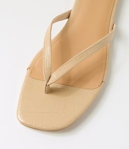 REILLE MO LATTE CROC LEATHER