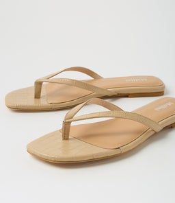 REILLE MO LATTE CROC LEATHER