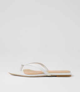 REILLE MO WHITE LEATHER