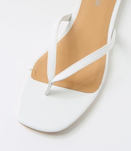 REILLE MO WHITE LEATHER