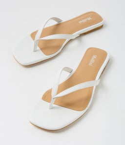 REILLE MO WHITE LEATHER