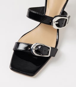 THANK MO BLACK LEATHER
