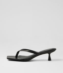TIDBIT MO BLACK LEATHER