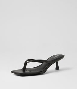 TIDBIT MO BLACK LEATHER