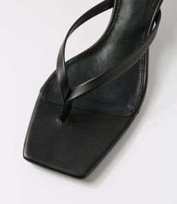 TIDBIT MO BLACK LEATHER