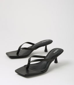 TIDBIT MO BLACK LEATHER