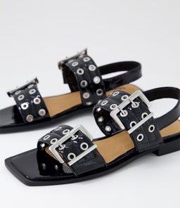 SAVINA MO BLACK PATENT LEATHER