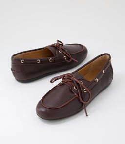 JERAE MO DK BROWN LEATHER
