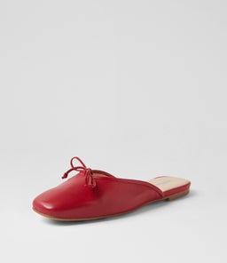 NEVINA MO RED LEATHER