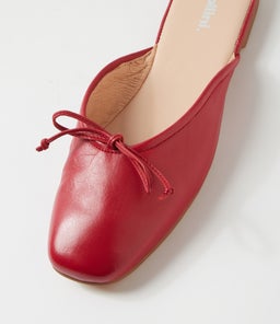 NEVINA MO RED LEATHER