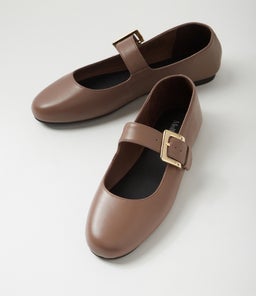 RANILLA MO DK TAUPE LEATHER