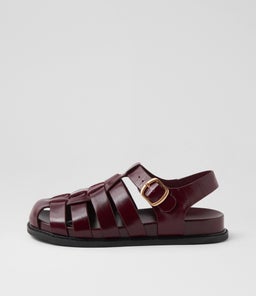 VEFRA MO BURGUNDY SHINE LEATHER