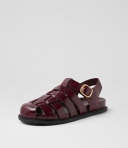 VEFRA MO BURGUNDY SHINE LEATHER