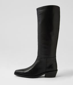 FEIDEL MO BLACK BLACK HEEL LEATHER
