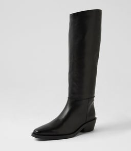 FEIDEL MO BLACK BLACK HEEL LEATHER