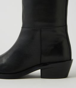 FEIDEL MO BLACK BLACK HEEL LEATHER