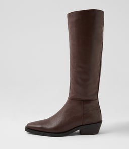 FEIDEL MO RICH BROWN DK BROWN HEEL LEATHER