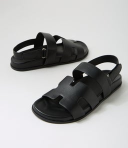 HOPEFUL MO BLACK BLACK SOLE LEATHER