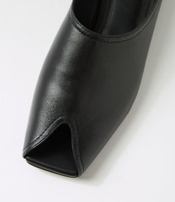 BONI MO BLACK LEATHER