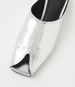 BONI MO SILVER CRACKLE LEATHER