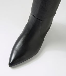 CESARINA MO BLACK LEATHER