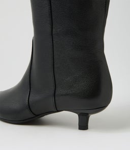 CESARINA MO BLACK LEATHER