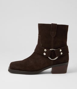 HARLEE MO DEEP BROWN SUEDE
